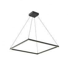  PD88132-BK - Piazza 32-in Black LED Pendant