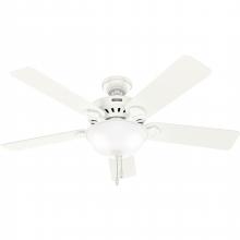  52727 - Hunter 52 inch Pro's Best ENERGY STAR® Fresh White Ceiling Fan with LED Light Kit and Pull Chain