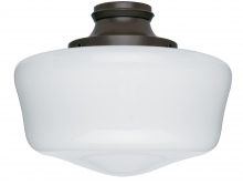  99166 - Hunter Original® Damp-Rated Traditional Globe Light Kit, Chestnut Brown