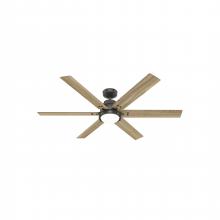  51885 - Hunter 60 inch Gravity Wi-Fi ENERGY STAR® Noble Bronze Ceiling Fan with LED LT Kit & Handheld Remote