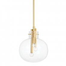  3914-AGB - 3 LIGHT PENDANT