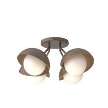  121375-SKT-05-05-GG0711 - Brooklyn 4-Light Single Shade Semi-Flush