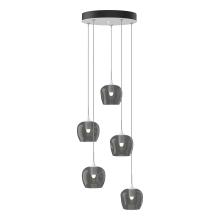  131123-SKT-STND-02-YL0709 - Ume 5-Light Pendant