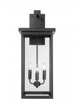  42606-PBK - Barkeley 4-Light Outdoor Wall Sconce Powder Coated Black