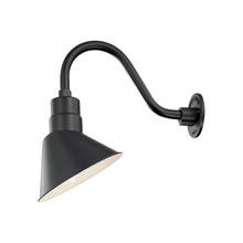  RAS10-SB - R Series 1-Light Angle Shade Satin Black