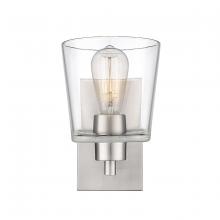  496001-BN - Evalon 1-Light Wall Sconce Brushed Nickel