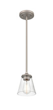  9111-SN - Josleen 1-Light Pendant light Satin Nickel