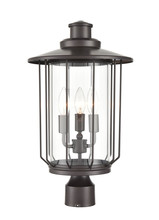  2699-PBZ - Belvoir 4-Light Outdoor Post Lantern Powder Coated Bronze