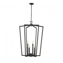  4526-MB - Lizabeth 6-Light Pendant light Matte Black