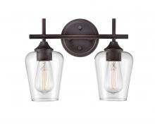  9702-RBZ - Ashford 2-Light Vanity Rubbed Bronze