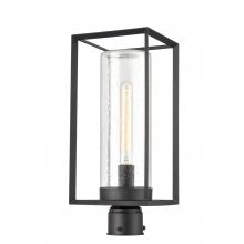  4581-PBK - Wheatland 1-Light Outdoor Post Lantern Powder Coated Black