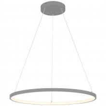  52067LEDD-GRY/ACR - Dual Voltage LED Pendant