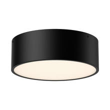  FM556012MB - Brisbane 12-in Matte Black 2 Lights Flush Mount