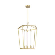  PD317129NB - Delphine Natural Brass LED Pendant