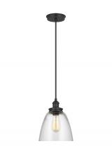 Visual Comfort & Co. Studio Collection P1349MBK - Baskin Dome Pendant