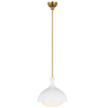 Visual Comfort & Co. Studio Collection AEP1021BBSMWT - Lucerne One Light Medium Pendant