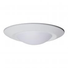  62/1761 - 6 Inch; LED Flush Mount Fixture; Disk Light; Round; 10 Watt; 3000K; White Finish; 24pk