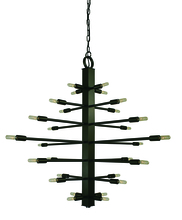  4409 AB - 28-Light Antique Brass Simone Chandelier