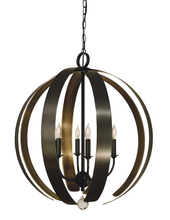  4779 BN - 6-Light Brushed Nickel Venus Chandelier