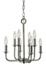  4986 PN - 8-Light Polished Nickel Boulevard Chandelier