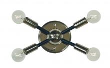  5014 PN/MBLACK - 4-Light Simone Sconce