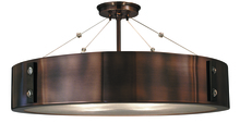  5394 RB/EB - 4-Light Roman Bronze/Ebony Oracle Flush / Semi-Flush Mount