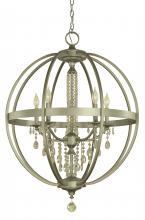  5715 MBLACK - 5-Light Matte Black Olivia Dining Chandelier