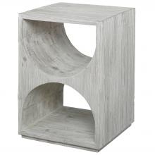  24969 - Uttermost Hans White Side Table