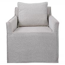  23658 - Uttermost Welland Gray Swivel Chair