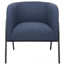  23683 - Uttermost Jacobsen Denim Barrel Chair