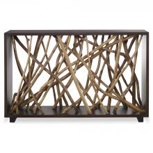  22901 - Uttermost Teak Maze Console Table