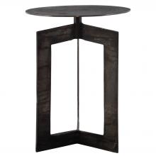  22995 - Uttermost Deltoid Gunmetal Accent Table