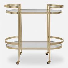  24246 - Uttermost Isabelle Gold Bar Cart