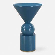  22944 - Uttermost Trig Blue Accent Table