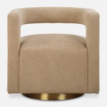  23850 - Uttermost Grounded Modern Swivel Chair