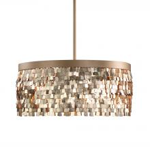  22064 - Uttermost Tillie 3 Light Textured Gold Pendant