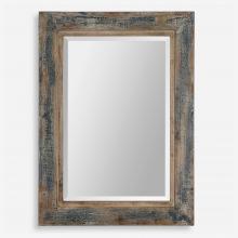  13829 - Uttermost Bozeman Distressed Blue Mirror