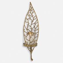  04334 - Woodland Treasure Gold Candle Sconce