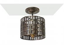 Northeast Lantern WC975-AB-LT3 - Weave Circle Pendant Antique Brass 3 Candelabra Base Sockets