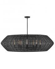  40386BLK - Extra Large Drum Chandelier