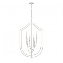  82016/6 - Continuance 26'' Wide 6-Light Pendant - White Coral