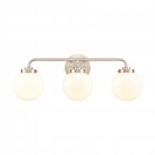 ELK Home EC89984/3 - Fairbanks 22.75'' Wide 3-Light Vanity Light - Brushed Nickel and Opal