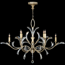  701240ST - Beveled Arcs 57"W Round Chandelier